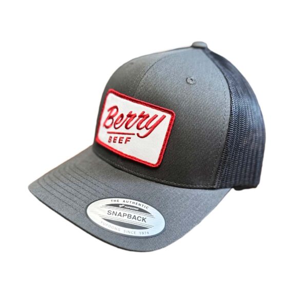 Berry Beef Mesh Trucker Hat